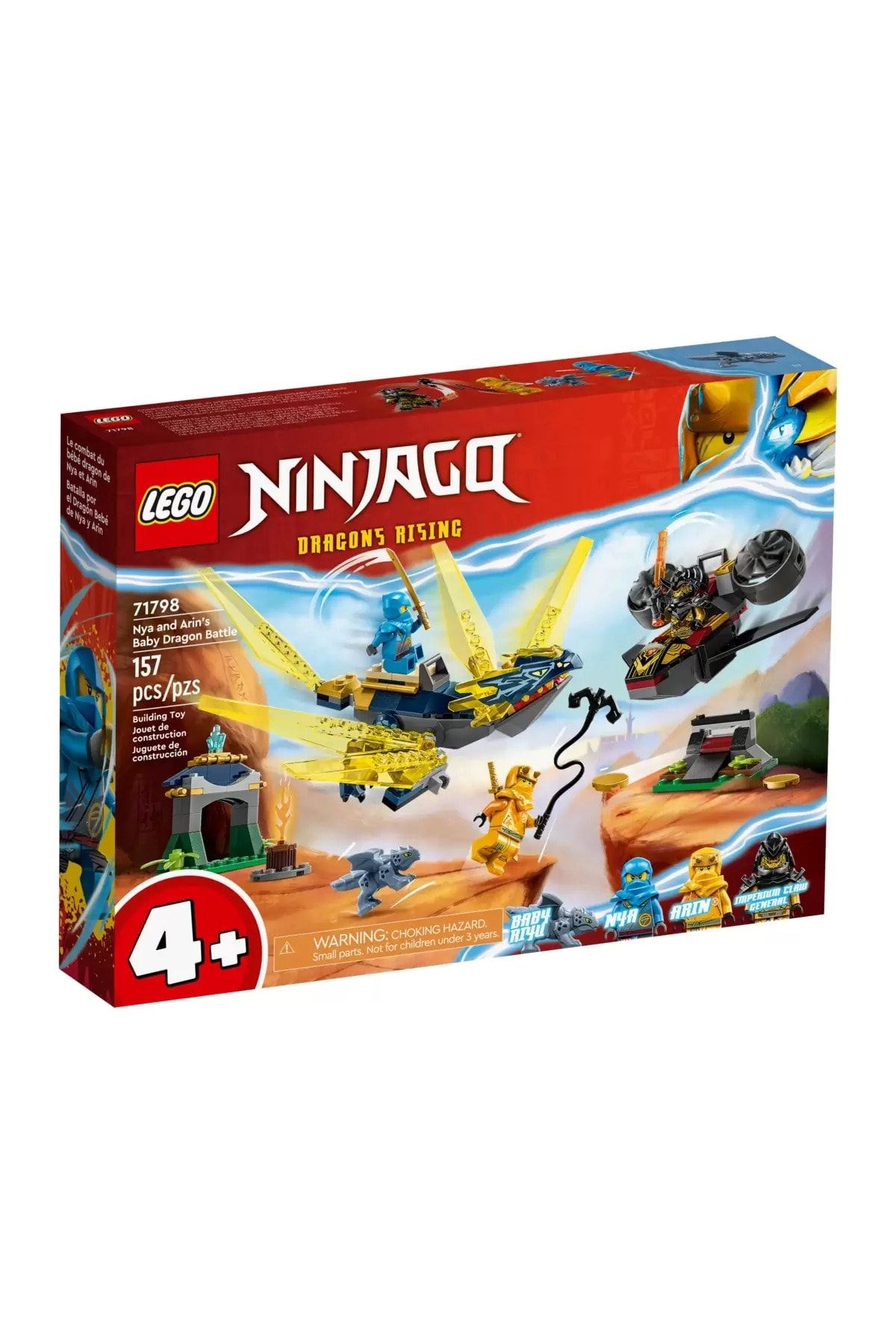 K-POP・アジア bing Lego Ninjago Nya ve Arin'in Yavru Ejderha 71798 (157 Parça)