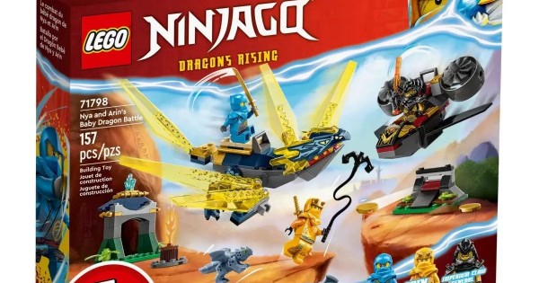 Lego Ninjago Nya ve Arin'in Yavru Ejderha 71798 (157 Parça)