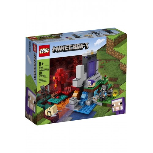 Lego Minecraft The Ruined Portal Yıkılmış Geçit 21172 (316 Parça)