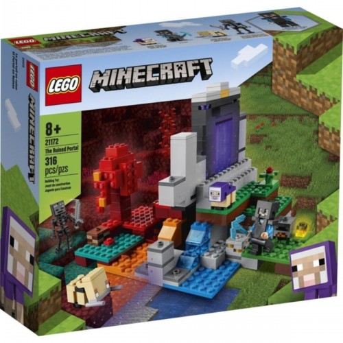 Lego Minecraft The Ruined Portal Yıkılmış Geçit 21172 (316 Parça)
