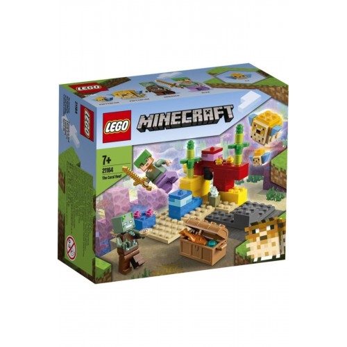 Lego Minecraft The Coral Reef Mercan Kayalığı 21164 (92 Parça)