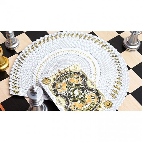 King Star Chess White Satranç Premium Oyun Kağıdı iskambil Kartları Destesi