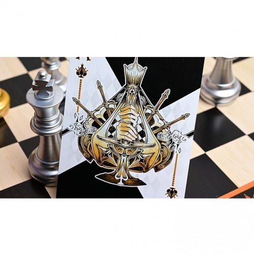 King Star Chess White Satranç Premium Oyun Kağıdı iskambil Kartları Destesi