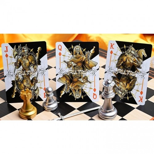 King Star Chess White Satranç Premium Oyun Kağıdı iskambil Kartları Destesi