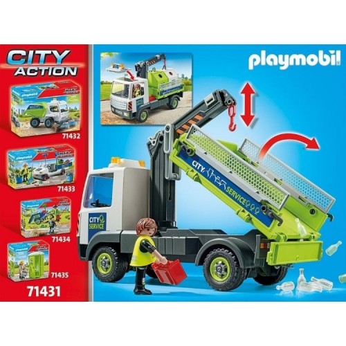 Playmobil Atık Konteyner Taşıma Kamyonu 71431