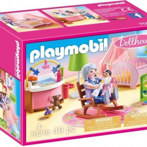 Playmobil 70210 Nursery Çocuk Odası 2 Figür Oyun Seti Oyuncakları
