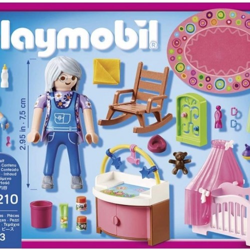 Playmobil 70210 Nursery Çocuk Odası 2 Figür Oyun Seti Oyuncakları