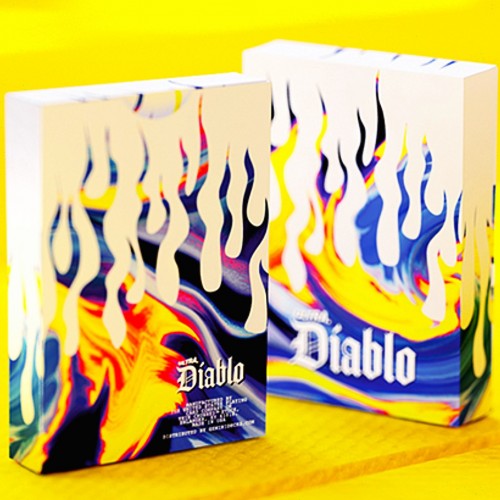 Bicycle Ultra Diablo by Gemini Blue Premium Cardistry Oyun Kağıdı iskambil Kartları Destesi