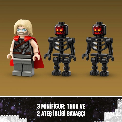 Lego Marvel Thor Surtur Yapım Figürüne Karşı 76289 Yapım Seti (245 Parça)