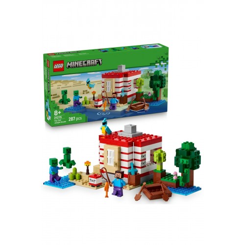 Lego Minecraft TNT Büyük Orman Evi Lego 21275 (287 Parça)