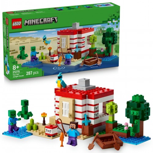 Lego Minecraft TNT Büyük Orman Evi Lego 21275 (287 Parça)