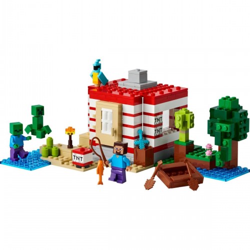 Lego Minecraft TNT Büyük Orman Evi Lego 21275 (287 Parça)