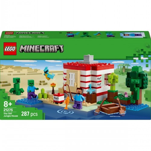 Lego Minecraft TNT Büyük Orman Evi Lego 21275 (287 Parça)