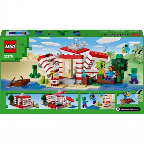 Lego Minecraft TNT Büyük Orman Evi Lego 21275 (287 Parça)