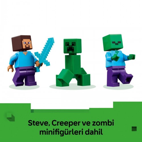 Lego Minecraft TNT Büyük Orman Evi Lego 21275 (287 Parça)