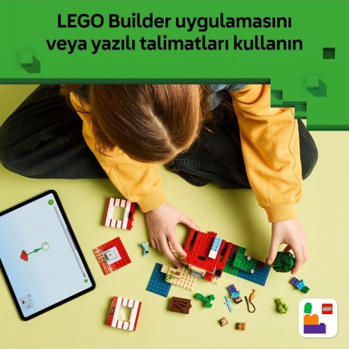 Lego Minecraft TNT Büyük Orman Evi Lego 21275 (287 Parça)
