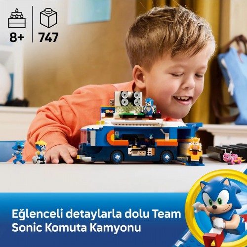 Lego Sonic the Hedgehog Sonic Takımı Komuta Kamyonu 77006 (747 Parça)