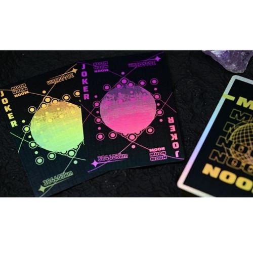 King Star Moon (Black Holo) Premium Oyun Kağıdı  Koleksiyonluk iskambil Kartları Destesi