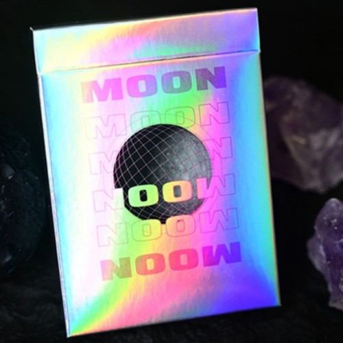 King Star Hidden Light Moon (White Holo) Premium Oyun Kağıdı iskambil Kartları Destesi