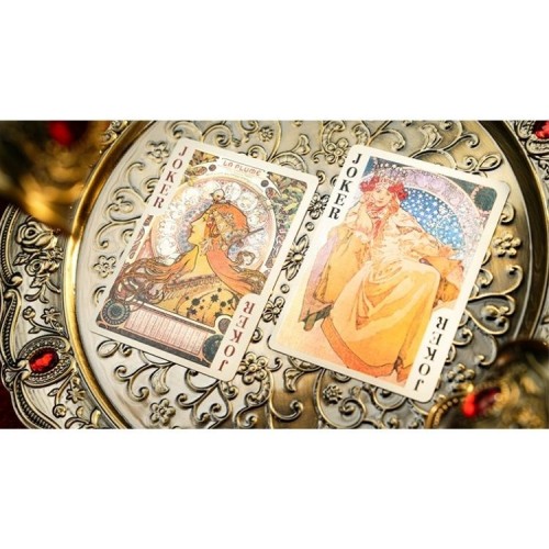 TCC 52 Musee Mucha Standard Premium Oyun Kağıdı Koleksiyonluk iskambil Kartları Destesi