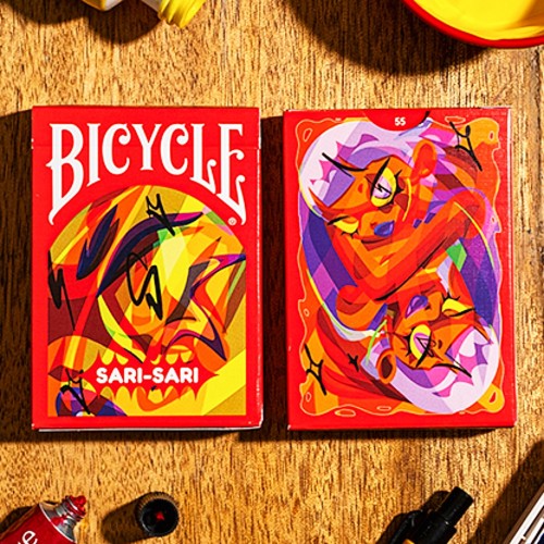Bicycle Sari Sari (Code Red Edition) Premium Oyun Kağıdı Koleksiyonluk iskambil Kartları Destesi Bicycle Sari Sari (Code Red Edition) Premium Oyun Kağıdı Koleksiyonluk iskambil Kartları Destesi