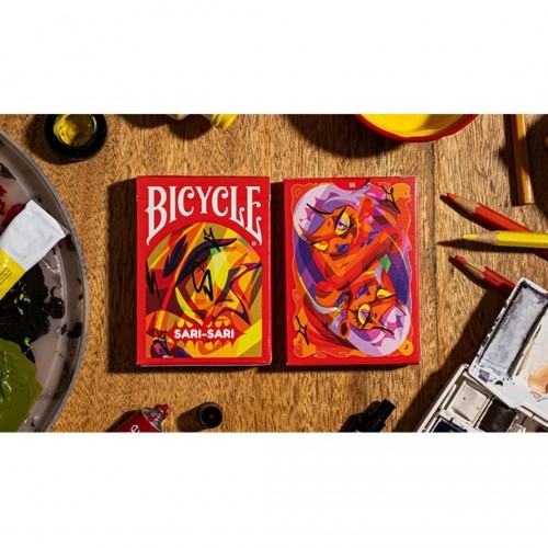 Bicycle Sari Sari (Code Red Edition) Premium Oyun Kağıdı Koleksiyonluk iskambil Kartları Destesi