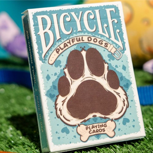 Bicycle Playful Dog Premium Oyun Kağıdı Koleksiyonluk iskambil Kartları Destesi Bicycle Playful Dog Premium Oyun Kağıdı Koleksiyonluk iskambil Kartları Destesi