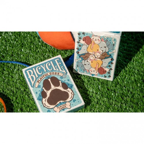 Bicycle Playful Dog Premium Oyun Kağıdı Koleksiyonluk iskambil Kartları Destesi Bicycle Playful Dog Premium Oyun Kağıdı Koleksiyonluk iskambil Kartları Destesi