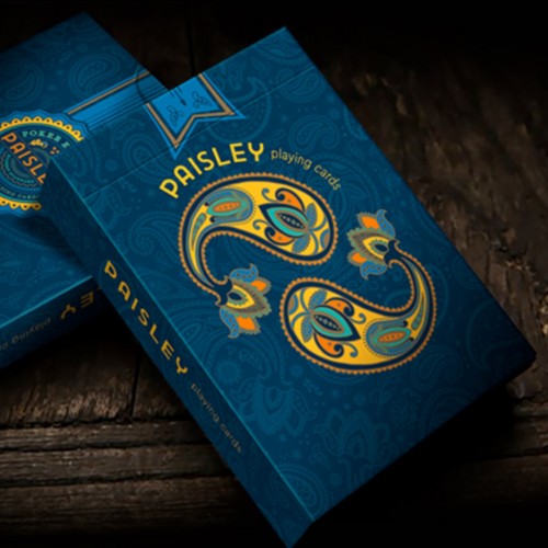 Cartamundi Paisley Poker Blue Premium Oyun Kağıdı Koleksiyonluk iskambil Kartları Destesi