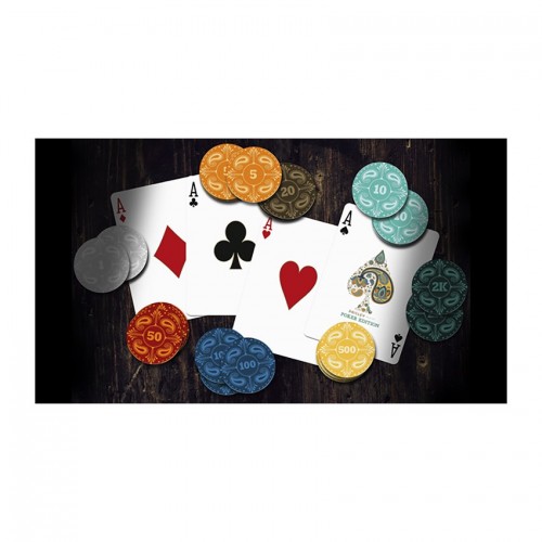 Cartamundi Paisley Poker Blue Premium Oyun Kağıdı Koleksiyonluk iskambil Kartları Destesi