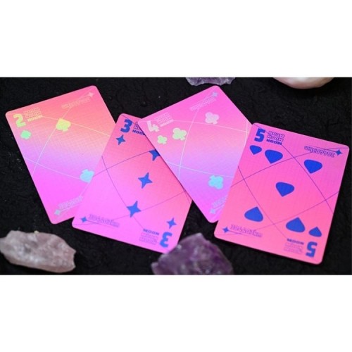 King Star Hidden Light Moon (Pink Holo) Premium Oyun Kağıdı Koleksiyonluk iskambil Kartları Destesi