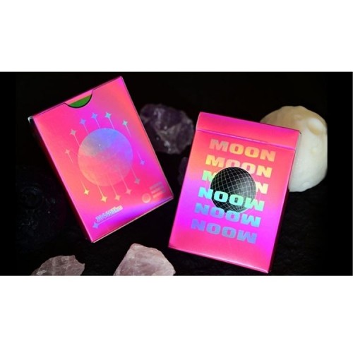 King Star Hidden Light Moon (Pink Holo) Premium Oyun Kağıdı Koleksiyonluk iskambil Kartları Destesi