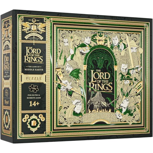 Theory11 The Lord of The Rings Yüzüklerin Efendisi Çok Boyutlu Yapboz Puzzle (1000 Parça)
