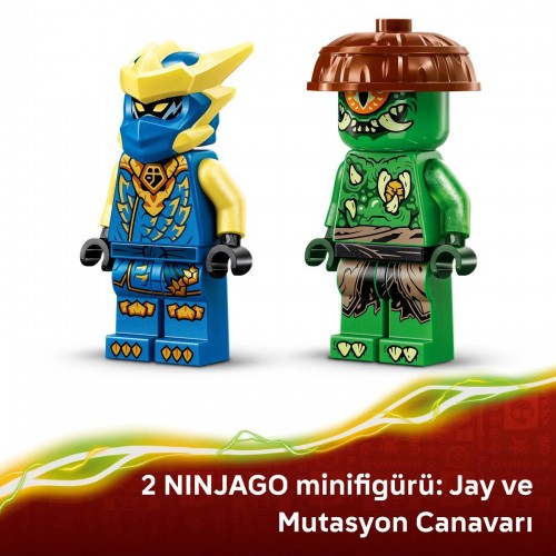 LEGO NINJAGO 71853 Jay’in Ejderha Robotu Savaşı 107 parçalık yapım seti