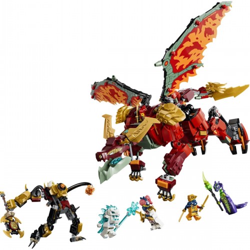 LEGO 71868 Wyldfyre Dönüşen Ejderha Robotu LEGO NINJAGO 71868 Wyldfyre’ın Dönüşen Ejderha Robotu 821 parçalık yapım seti