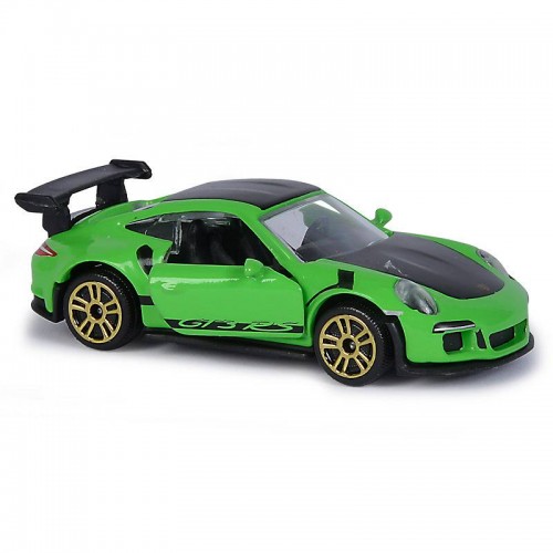 Racing Cars Majorette Porsche 911 GT3 RS Tekli Arabaları 1:64 Diecast Metal Oyuncakları Model