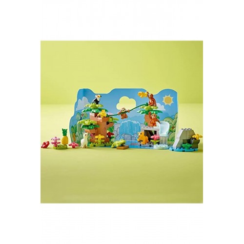 Lego DUPLO Vahşi Güney Amerika Hayvanları 10973 -2 Yaş ve Üzeri Çocuklar için Yapım Seti (71 Parça)