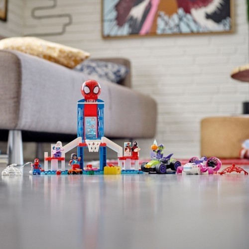Lego Marvel Spidey ve İnanılmaz Arkadaşları Örümcek Adam Ağ Merkezi 10784 (155 Parça)