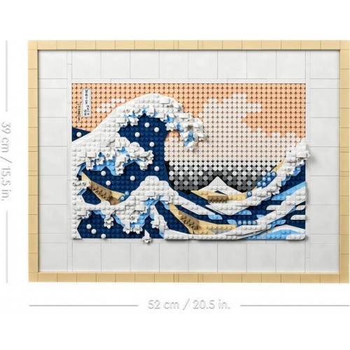 LEGO Art Hokusai – Büyük Dalga 31208 - Sanatseverler ve Yetişkinler Için Japon Tablo Yapım Seti 