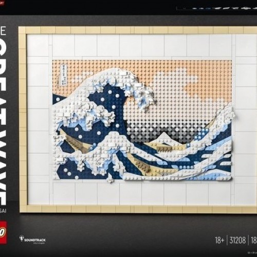 LEGO Art Hokusai – Büyük Dalga 31208 - Sanatseverler ve Yetişkinler Için Japon Tablo Yapım Seti 