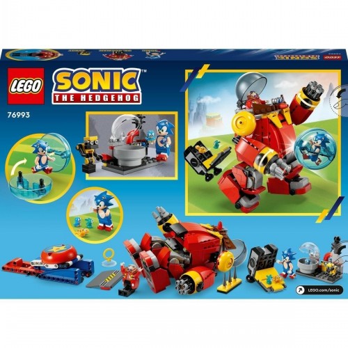 Lego Sonic the Hedgehog Sonic Dr.Eggman’ın Death Egg Robotuna Karşı 76993 (615 Parça)