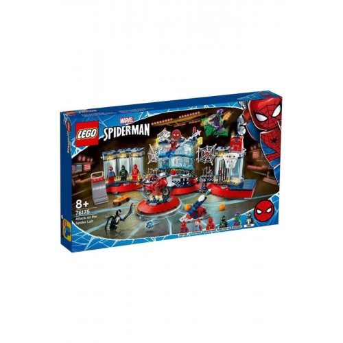 Lego Spider-Man Örümcek Adam Örümcek Yuvasına Saldırı +8 Yaş Marvel 76175