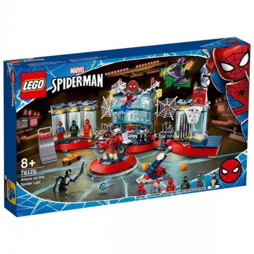 Lego Spider-Man Örümcek Adam Örümcek Yuvasına Saldırı +8 Yaş Marvel 76175