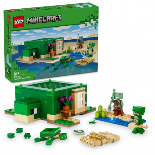 Lego Minecraft Kaplumbağa Plaj Evi 21254 Oyuncak (234 Parça)