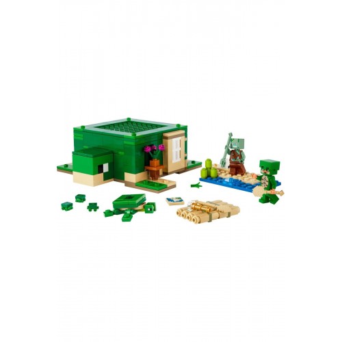 Lego Minecraft Kaplumbağa Plaj Evi 21254 Oyuncak (234 Parça)