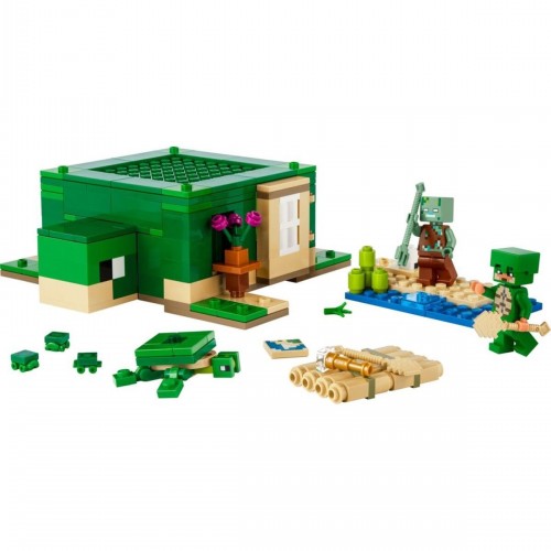 Lego Minecraft Kaplumbağa Plaj Evi 21254 Oyuncak (234 Parça)