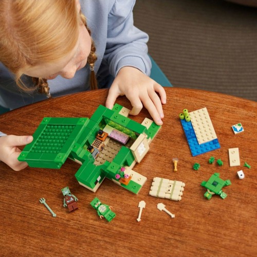 Lego Minecraft Kaplumbağa Plaj Evi 21254 Oyuncak (234 Parça)