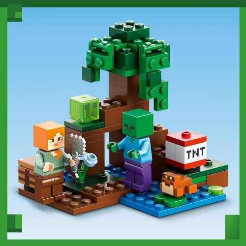 Lego Minecraft Bataklık Macerası 21240 Oyuncak (65 Parça)