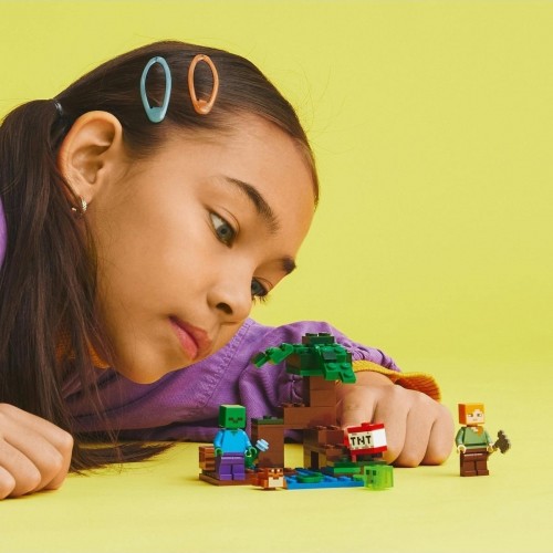 Lego Minecraft Bataklık Macerası 21240 Oyuncak (65 Parça)