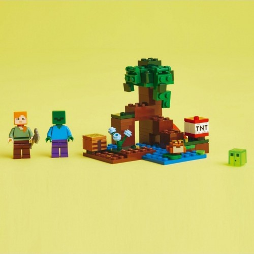 Lego Minecraft Bataklık Macerası 21240 Oyuncak (65 Parça)